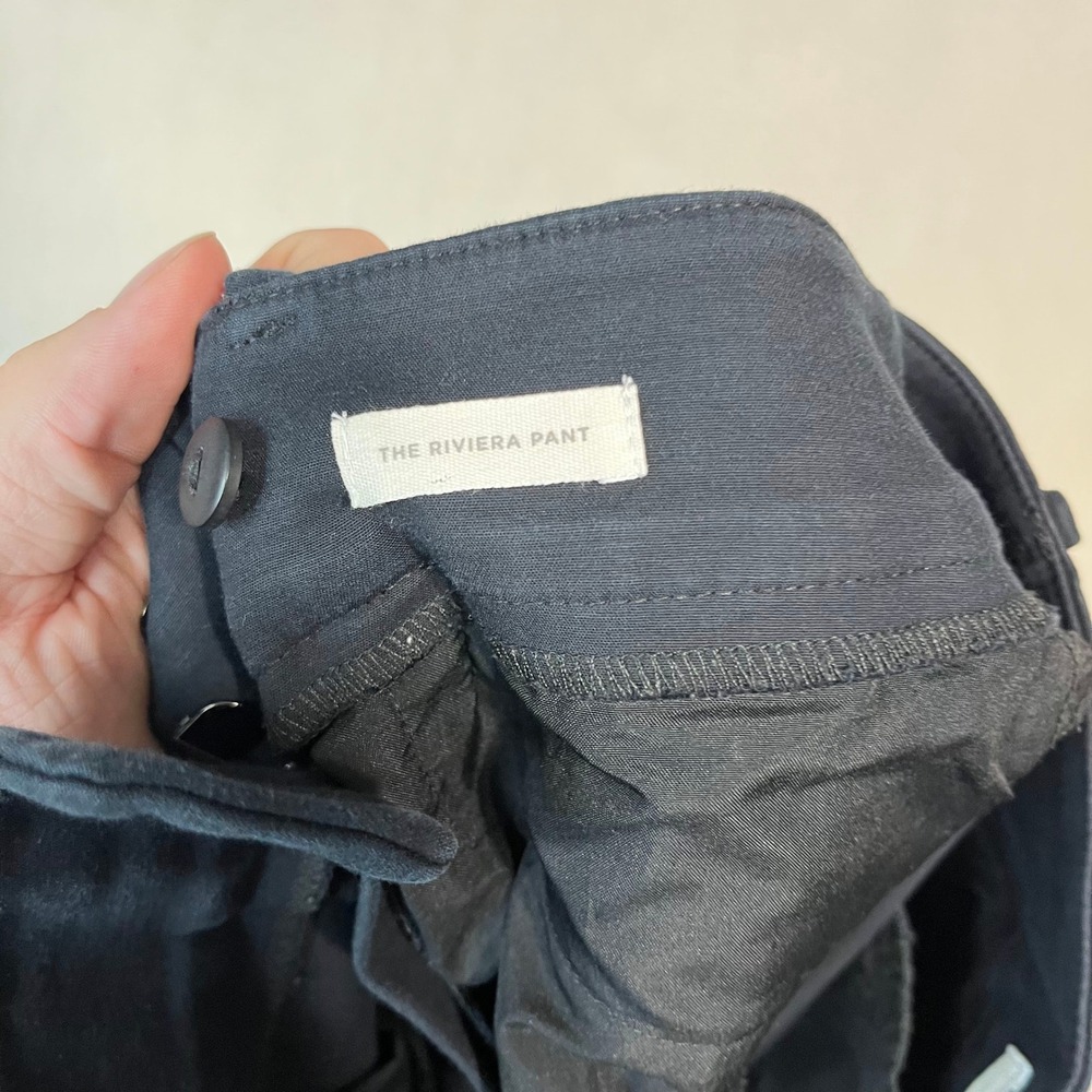 LOFT Marisa‎ "The Riviera Pant" Women's Black Cropped Career Pants - Size 2P - Picture 5 of 9